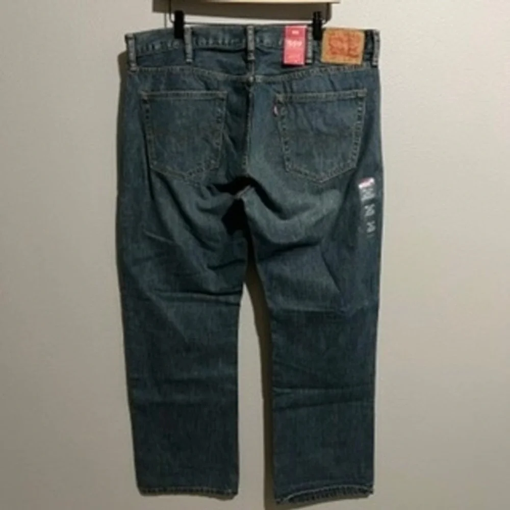 Levi's 559 Relaxed‎ Straight Mens Blue Jeans 38x32 Medium Wash Denim New